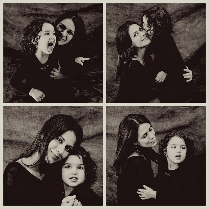 maman fille portrait studio