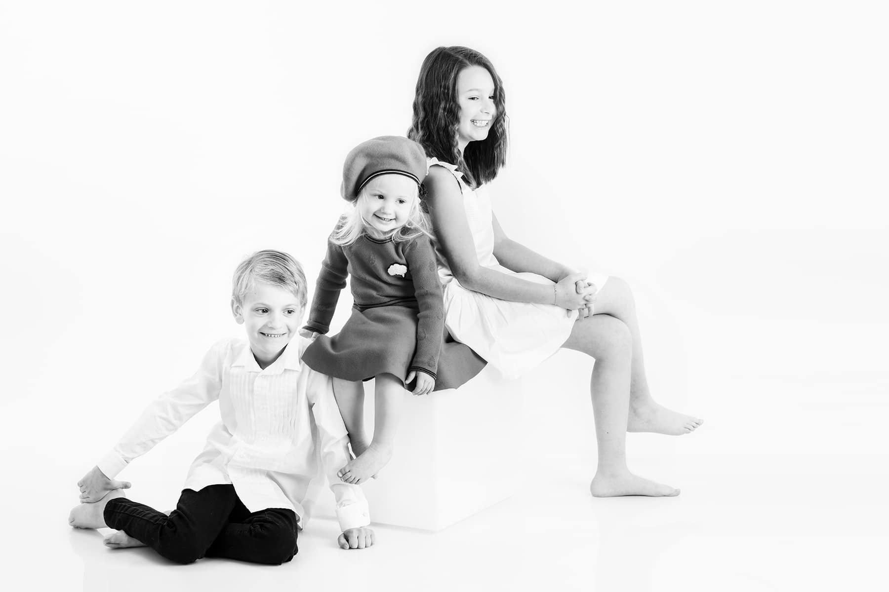 portrait de famille enfants