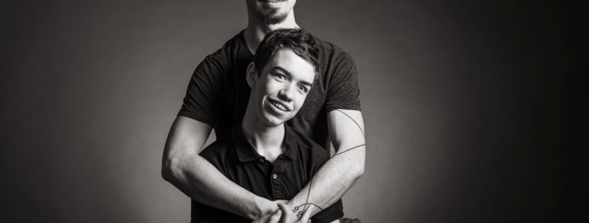 potrait noir et blanc studio luxembourg